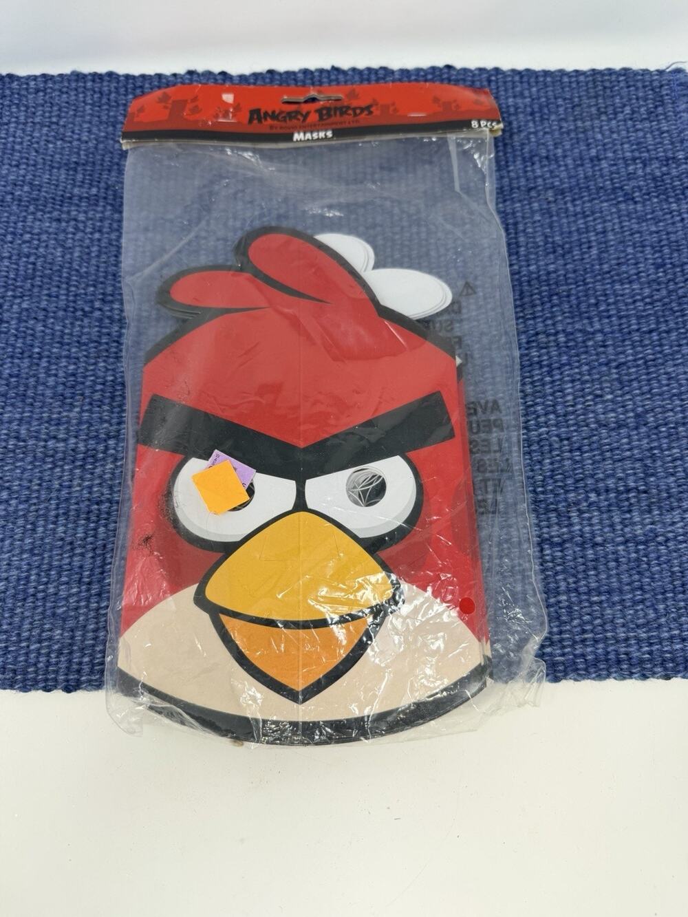 Angry Birds Party Masks NEW Set of 8 Birthday Party Mask